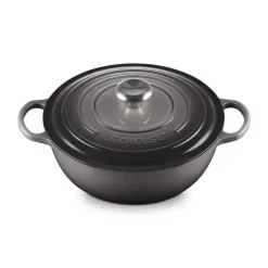 26 cm - Le Creuset Evolution Marmitta Casseruola Rotonda In Ghisa Vetrificata