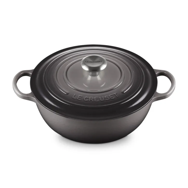 26 cm - Le Creuset Evolution Marmitta Casseruola Rotonda In Ghisa Vetrificata