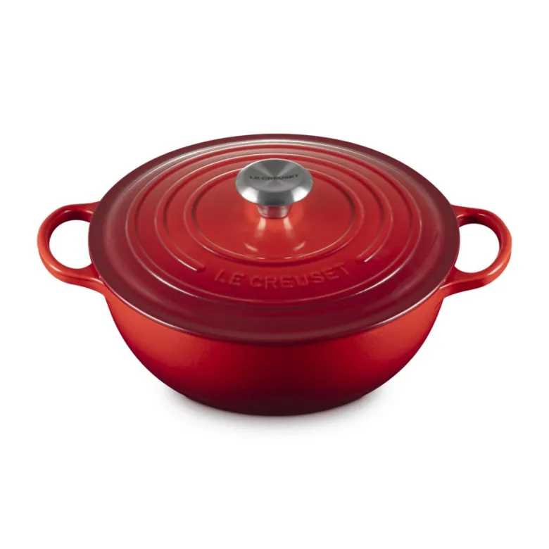 26 cm - Le Creuset Evolution Marmitta Casseruola Rotonda In Ghisa Vetrificata