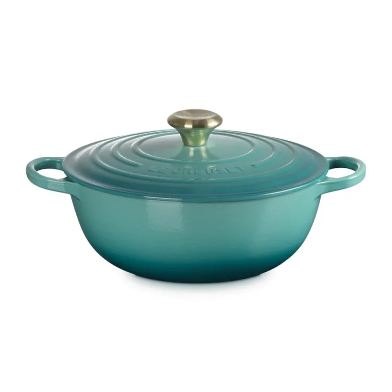 26 cm - Le Creuset Evolution Marmitta Casseruola Rotonda In Ghisa Vetrificata