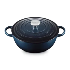 26 cm - Le Creuset Evolution Marmitta Casseruola Rotonda In Ghisa Vetrificata