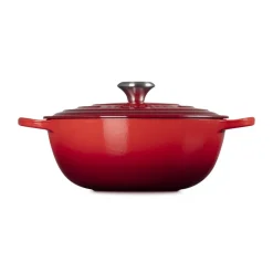 26 cm - Le Creuset Evolution Marmitta Casseruola Rotonda In Ghisa Vetrificata
