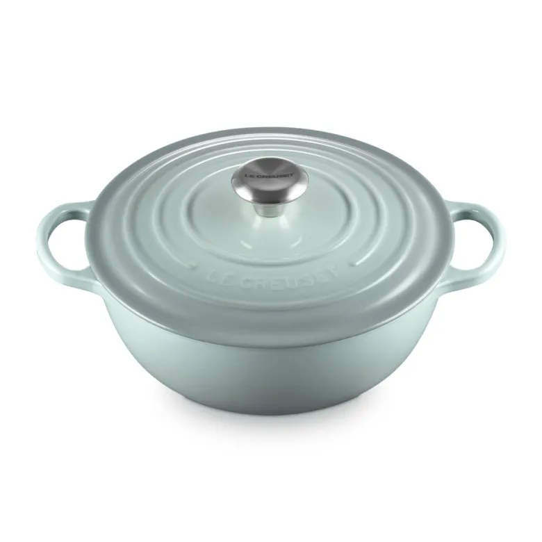 26 cm - Le Creuset Evolution Marmitta Casseruola Rotonda In Ghisa Vetrificata