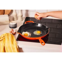23 cm - Le Creuset Evolution Padella Bassa Doppio Becco In Ghisa Vetrificata