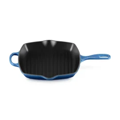 26 cm - Le Creuset Evolution Skillet Bistecchiera Quadrata In Ghisa Vetrificata