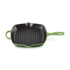 26 cm - Le Creuset Evolution Skillet Bistecchiera Quadrata In Ghisa Vetrificata