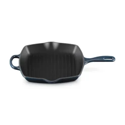26 cm - Le Creuset Evolution Skillet Bistecchiera Quadrata In Ghisa Vetrificata