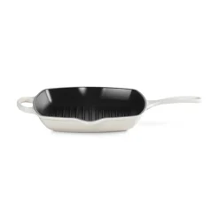 26 cm - Le Creuset Evolution Skillet Bistecchiera Quadrata In Ghisa Vetrificata