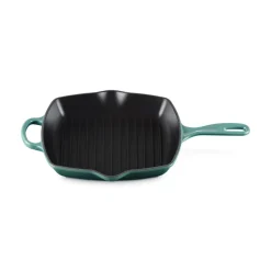 26 cm - Le Creuset Evolution Skillet Bistecchiera Quadrata In Ghisa Vetrificata