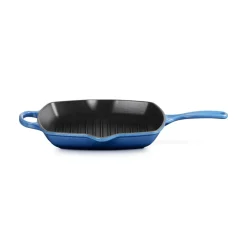 26 cm - Le Creuset Evolution Skillet Bistecchiera Quadrata In Ghisa Vetrificata