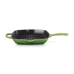 26 cm - Le Creuset Evolution Skillet Bistecchiera Quadrata In Ghisa Vetrificata