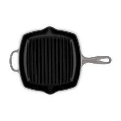 26 cm - Le Creuset Evolution Skillet Bistecchiera Quadrata In Ghisa Vetrificata