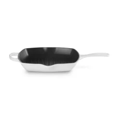 26 cm - Le Creuset Evolution Skillet Bistecchiera Quadrata In Ghisa Vetrificata