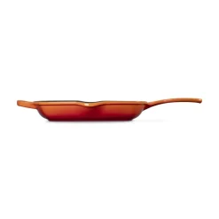26 cm - Le Creuset Evolution Skillet Bistecchiera Quadrata In Ghisa Vetrificata