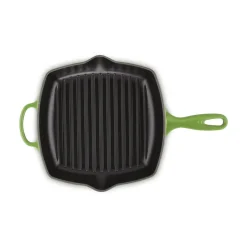 26 cm - Le Creuset Evolution Skillet Bistecchiera Quadrata In Ghisa Vetrificata