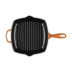 26 cm - Le Creuset Evolution Skillet Bistecchiera Quadrata In Ghisa Vetrificata