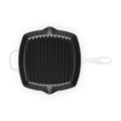 26 cm - Le Creuset Evolution Skillet Bistecchiera Quadrata In Ghisa Vetrificata