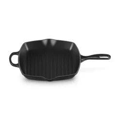 26 cm - Le Creuset Evolution Skillet Bistecchiera Quadrata In Ghisa Vetrificata