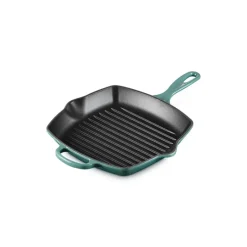 26 cm - Le Creuset Evolution Skillet Bistecchiera Quadrata In Ghisa Vetrificata