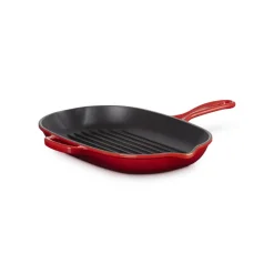 32 cm - Le Creuset Evolution Skillet Bistecchiera Ovale In Ghisa Vetrificata