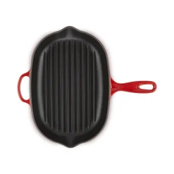 32 cm - Le Creuset Evolution Skillet Bistecchiera Ovale In Ghisa Vetrificata