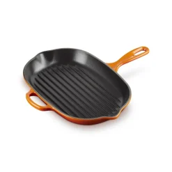 32 cm - Le Creuset Evolution Skillet Bistecchiera Ovale In Ghisa Vetrificata