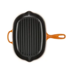 32 cm - Le Creuset Evolution Skillet Bistecchiera Ovale In Ghisa Vetrificata