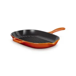 32 cm - Le Creuset Evolution Skillet Bistecchiera Ovale In Ghisa Vetrificata