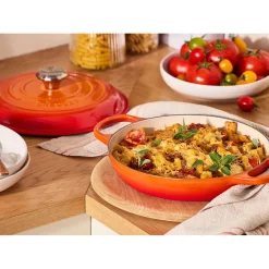 28 cm - Le Creuset Evolution Tegame Basso Rotondo In Ghisa Vetrificata