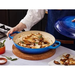26 cm - Le Creuset Evolution Tegame Basso Rotondo In Ghisa Vetrificata