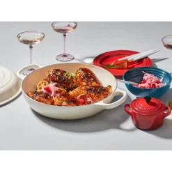26 cm - Le Creuset Evolution Tegame Basso Rotondo In Ghisa Vetrificata