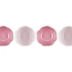 10 cm - Le Creuset Fiore Anemone Ciotola In Gres Vetrificato Set 4 Pz