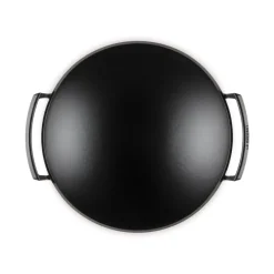 36 cm - Le Creuset Forme Speciali Wok In Ghisa Vetrificata Con Coperchio In Vetro