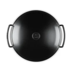 36 cm - Le Creuset Forme Speciali Wok In Ghisa Vetrificata Con Coperchio In Vetro