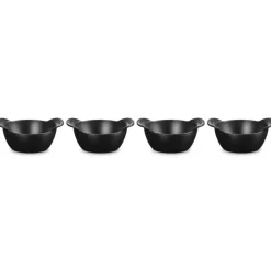 11 cm - Le Creuset Gourmand Mini Cocotte In Ghisa Vetrificata Set 4 Pz