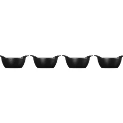 11 cm - Le Creuset Gourmand Mini Cocotte In Ghisa Vetrificata Set 4 Pz