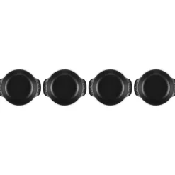13 cm - Le Creuset Gourmand Mini Tegame In Ghisa Vetrificata Set 4 Pz