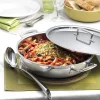 30 cm - Le Creuset Inox Essential Tegame Basso Con Coperchio In Acciaio Inox
