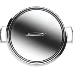 30 cm - Le Creuset Inox Essential Tegame Basso Con Coperchio In Acciaio Inox