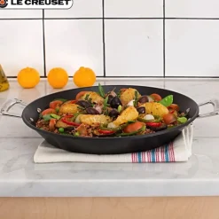 32 cm - Le Creuset Les Forgées Paellera Rotonda In Alluminio Antiaderente