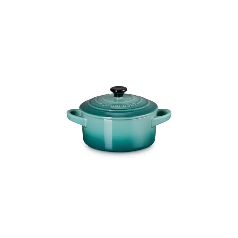 10 cm - Le Creuset Mini Cocotte Casseruola Rotonda In Gres Vetrificato