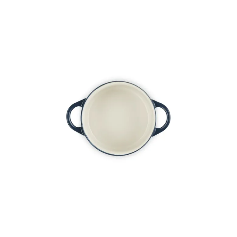 10 cm - Le Creuset Mini Cocotte Casseruola Rotonda In Gres Vetrificato