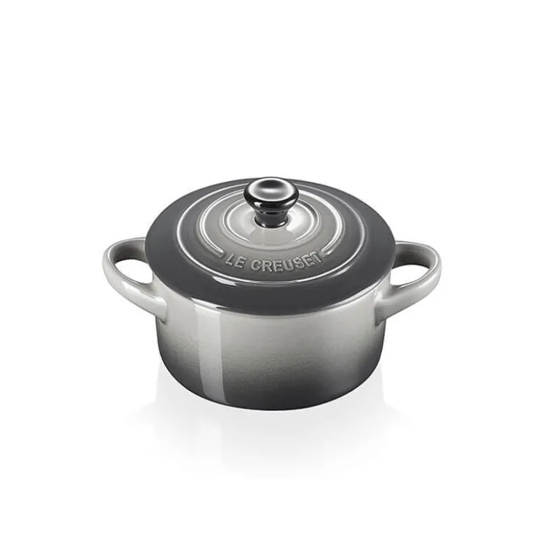 10 cm - Le Creuset Mini Cocotte Casseruola Rotonda In Gres Vetrificato