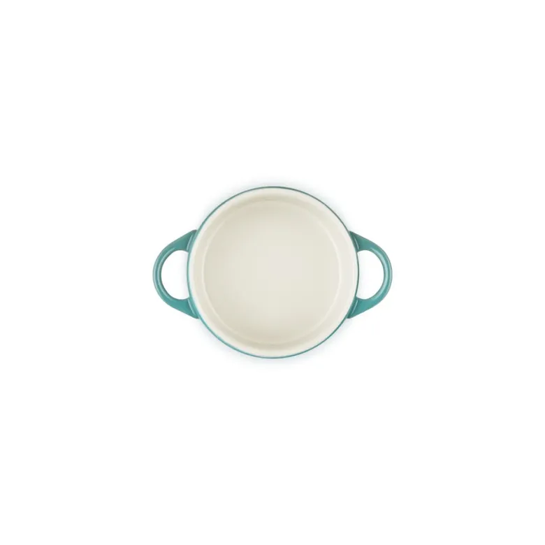 10 cm - Le Creuset Mini Cocotte Casseruola Rotonda In Gres Vetrificato