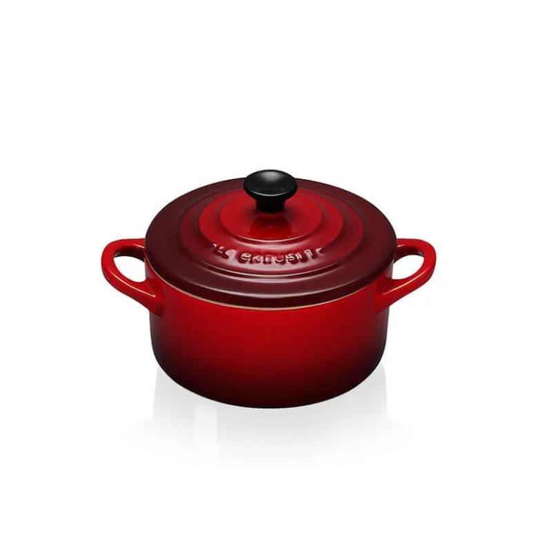 10 cm - Le Creuset Mini Cocotte Casseruola Rotonda In Gres Vetrificato