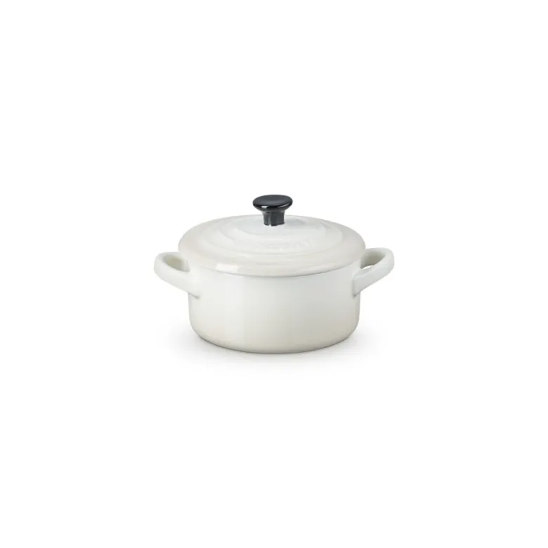 10 cm - Le Creuset Mini Cocotte Casseruola Rotonda In Gres Vetrificato
