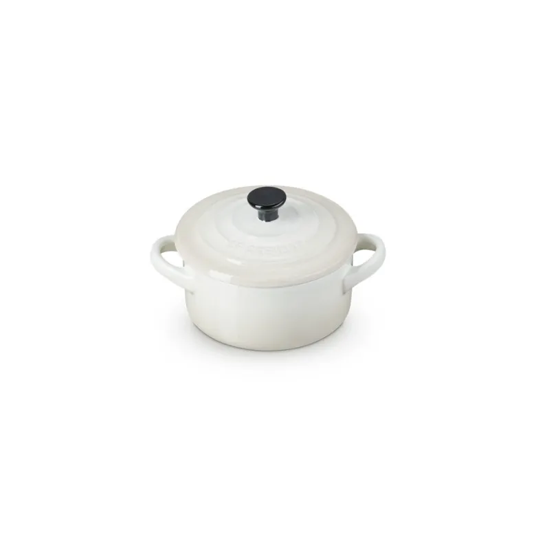 10 cm - Le Creuset Mini Cocotte Casseruola Rotonda In Gres Vetrificato