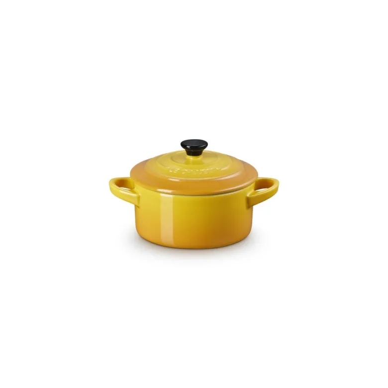 10 cm - Le Creuset Mini Cocotte Casseruola Rotonda In Gres Vetrificato