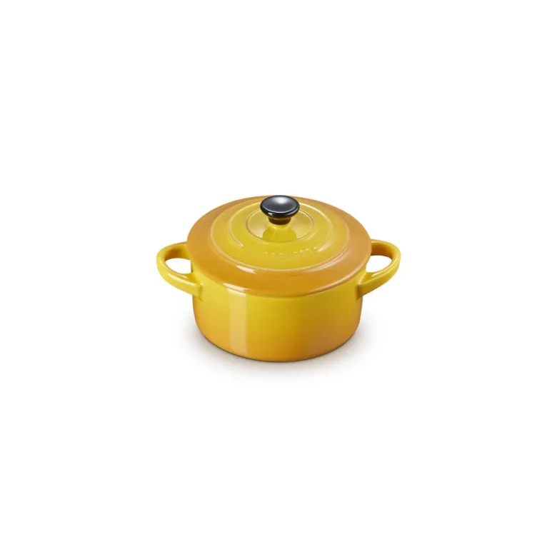 10 cm - Le Creuset Mini Cocotte Casseruola Rotonda In Gres Vetrificato