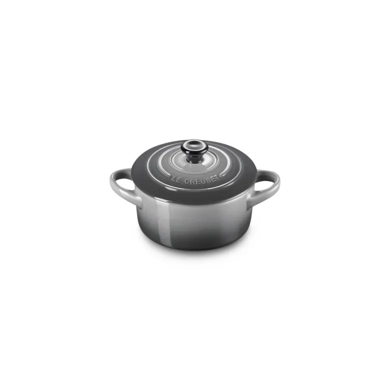 10 cm - Le Creuset Mini Cocotte Casseruola Rotonda In Gres Vetrificato